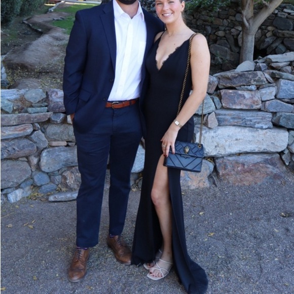 KATIE MAY Saylor Black Lace Gown S - Picture 4 of 13